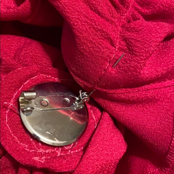 NY&Co Magenta Ruffle Tank - Picture 3 of 4